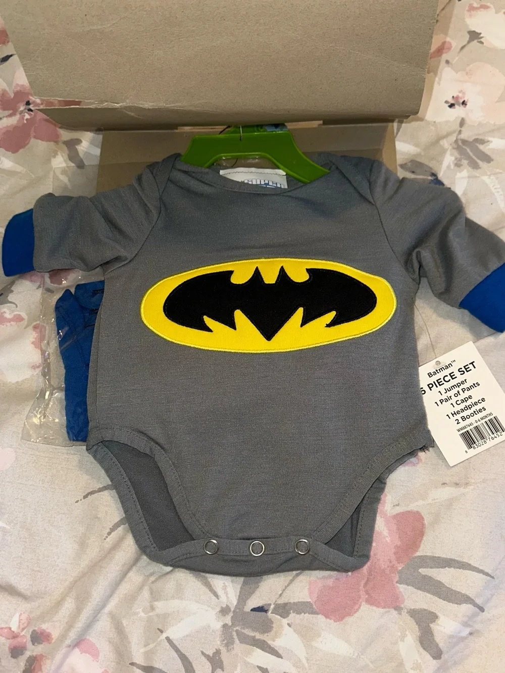 Batman Infant Costume Gray and Blue by Batman